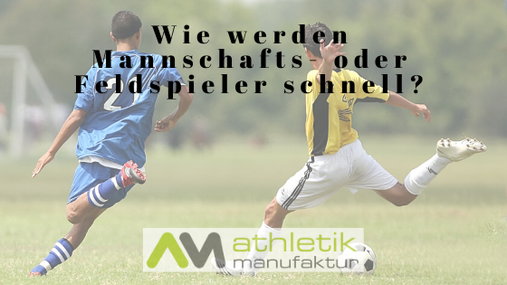 Schnelligkeit von Mannschaftsspielern